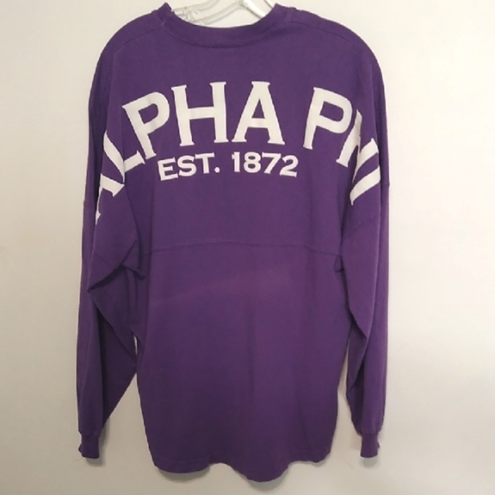 Spirit Purple Long Sleeve ALPHA PSI Shirt Size Medium